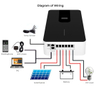 100A MPPT Solar Smart Digital Controller Automatic Regulator CE,ROHS,Solar Controller with LCD