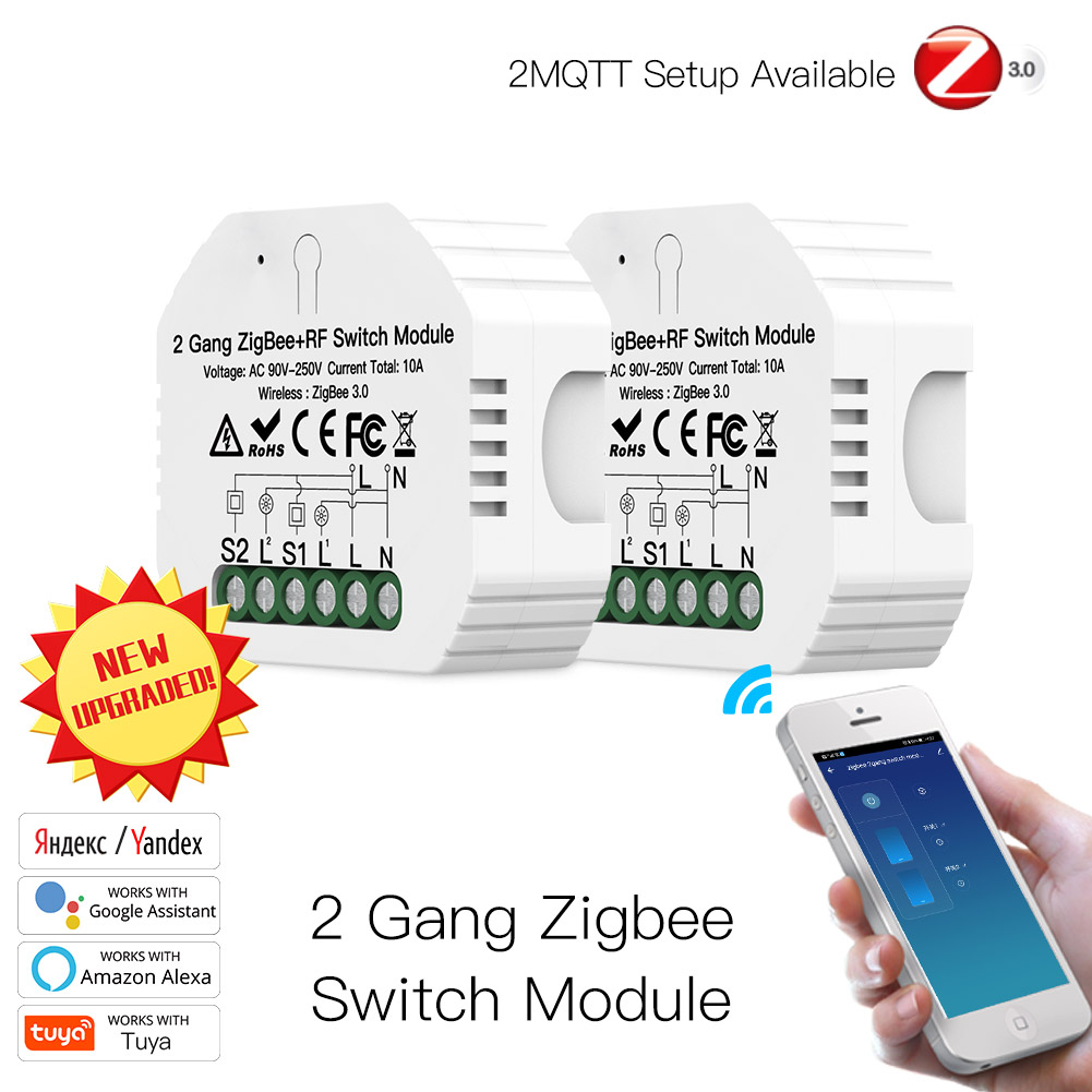 2 gang Hidden ZIGBEE Switch Module(12)