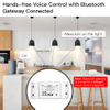 Bluetooth Smart Switch Relay Module Single Point Control and Pairing without WiFi Network Bluetooth Sigmesh Functional Wireless Remote Control with Bluetooth Gateway