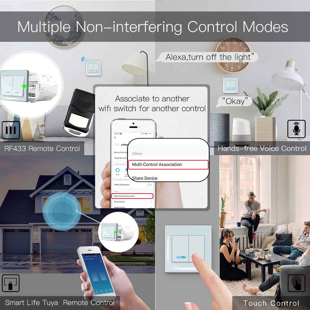 multipile control modes